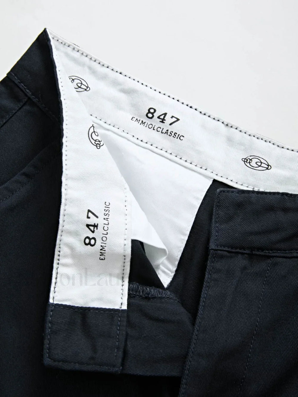 Patchwork Waist Straight Leg Pants Straight Leg Pants