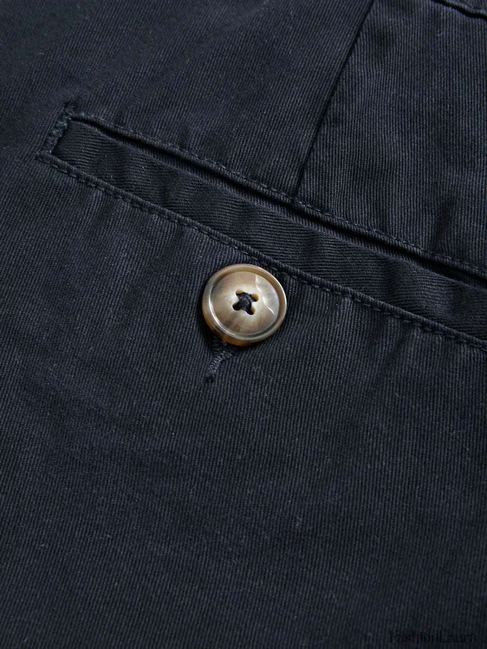 Patchwork Waist Straight Leg Pants Straight Leg Pants