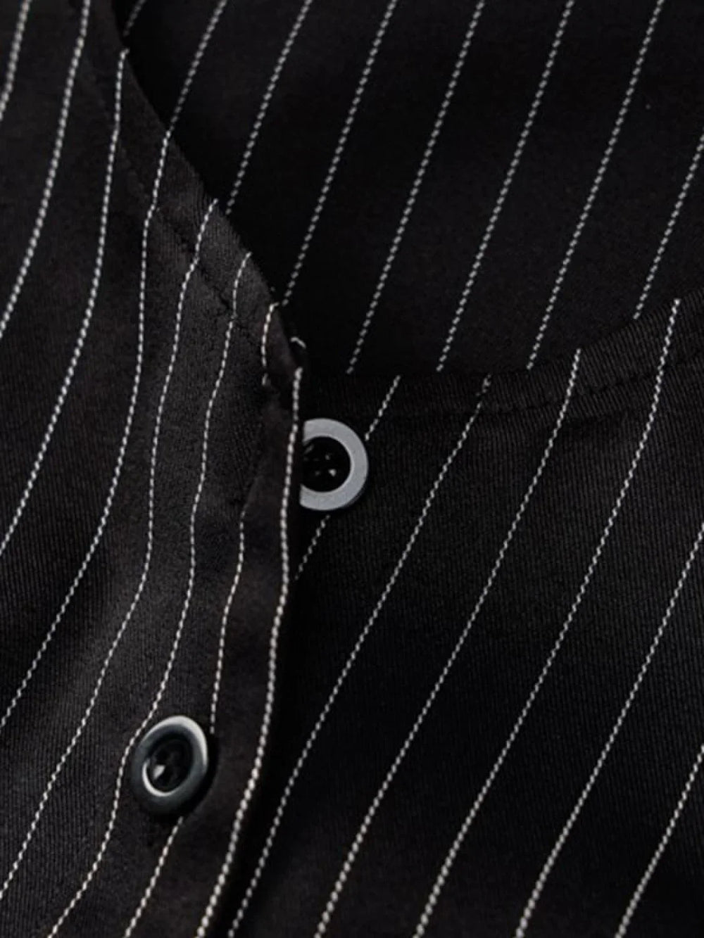 Pinstripe Detail Two Piece Set Two Piece Outfits