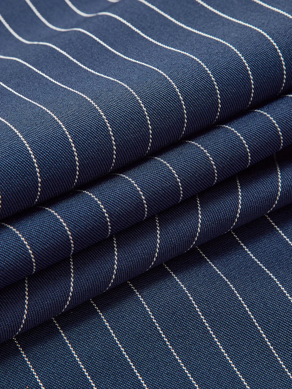 Pinstripe Pleated Wide Leg Pants Pants