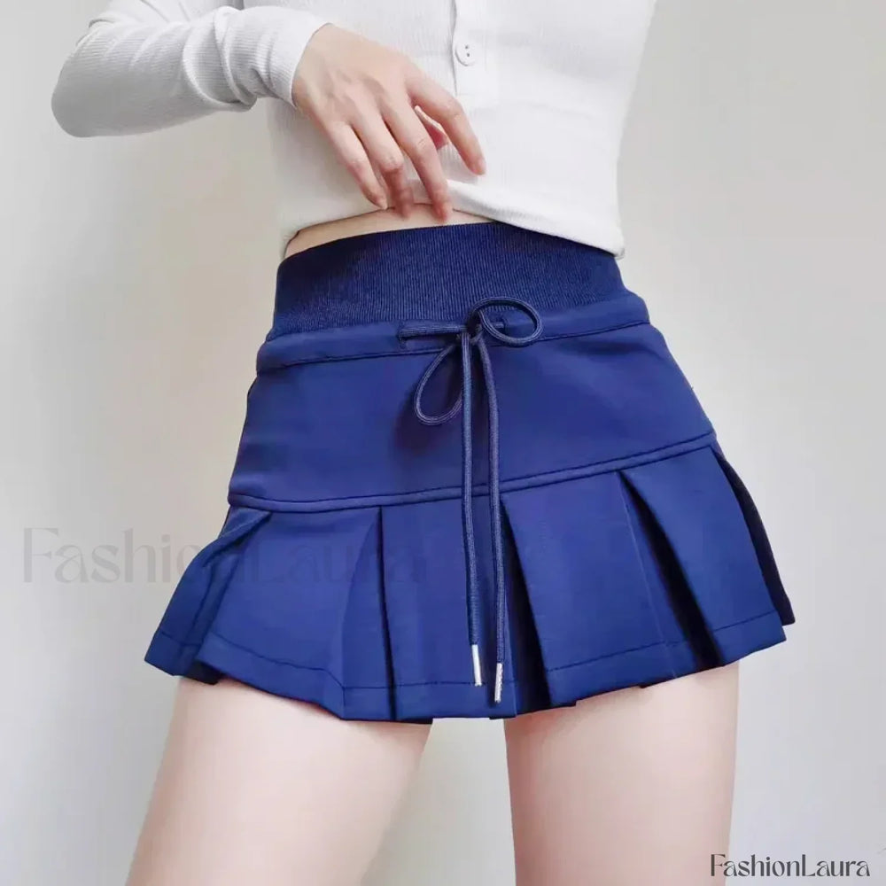 Pleated Sweat Tennis Skirt