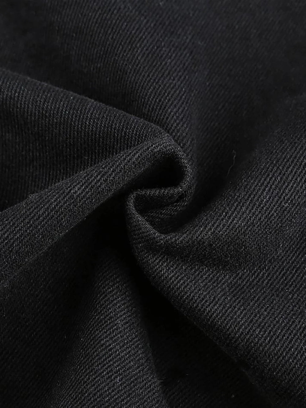 Pocket Stitched High Waist Cargo Jeans Jeans