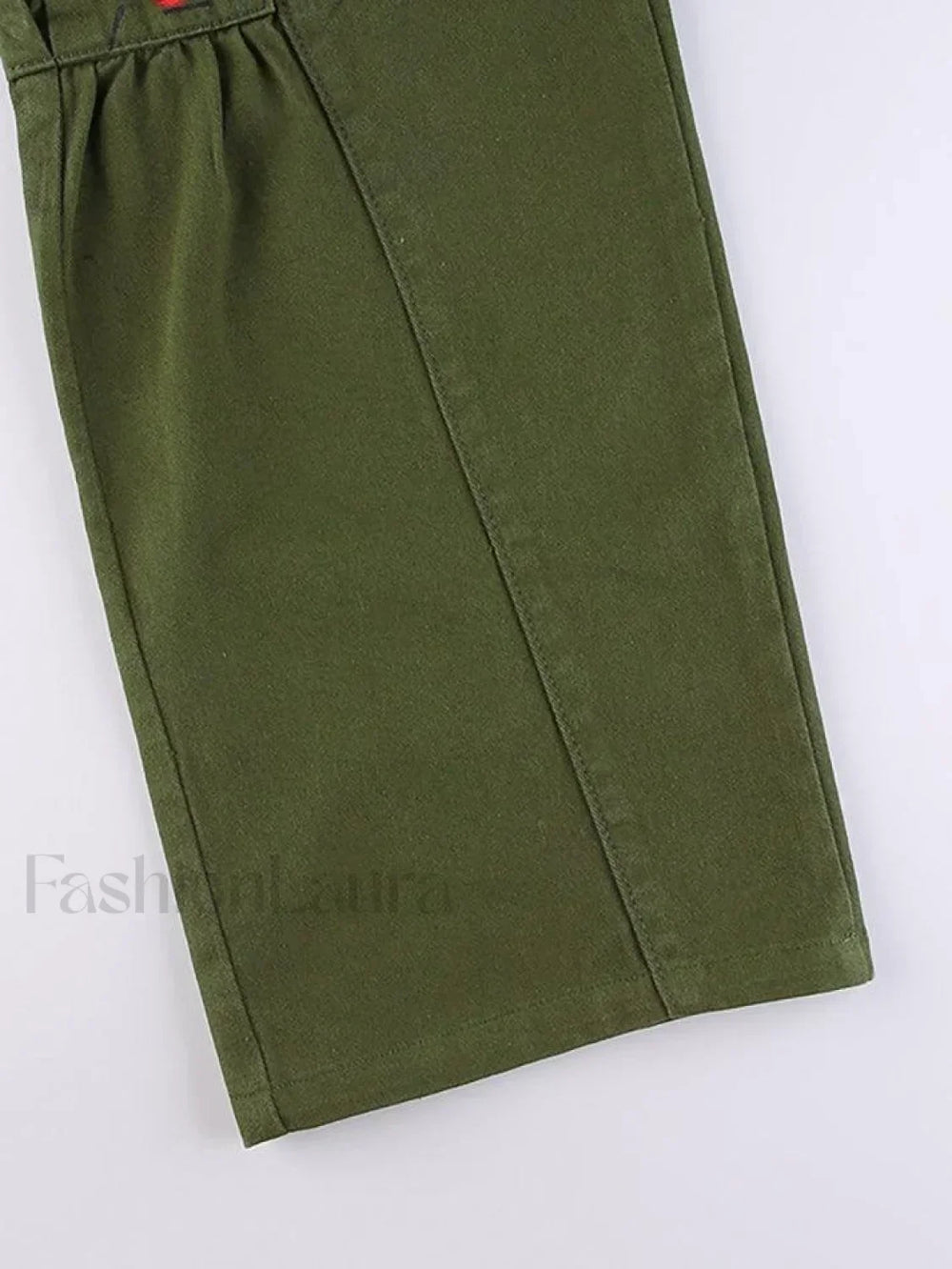 Printed Low Waist Cargo Jeans Jeans