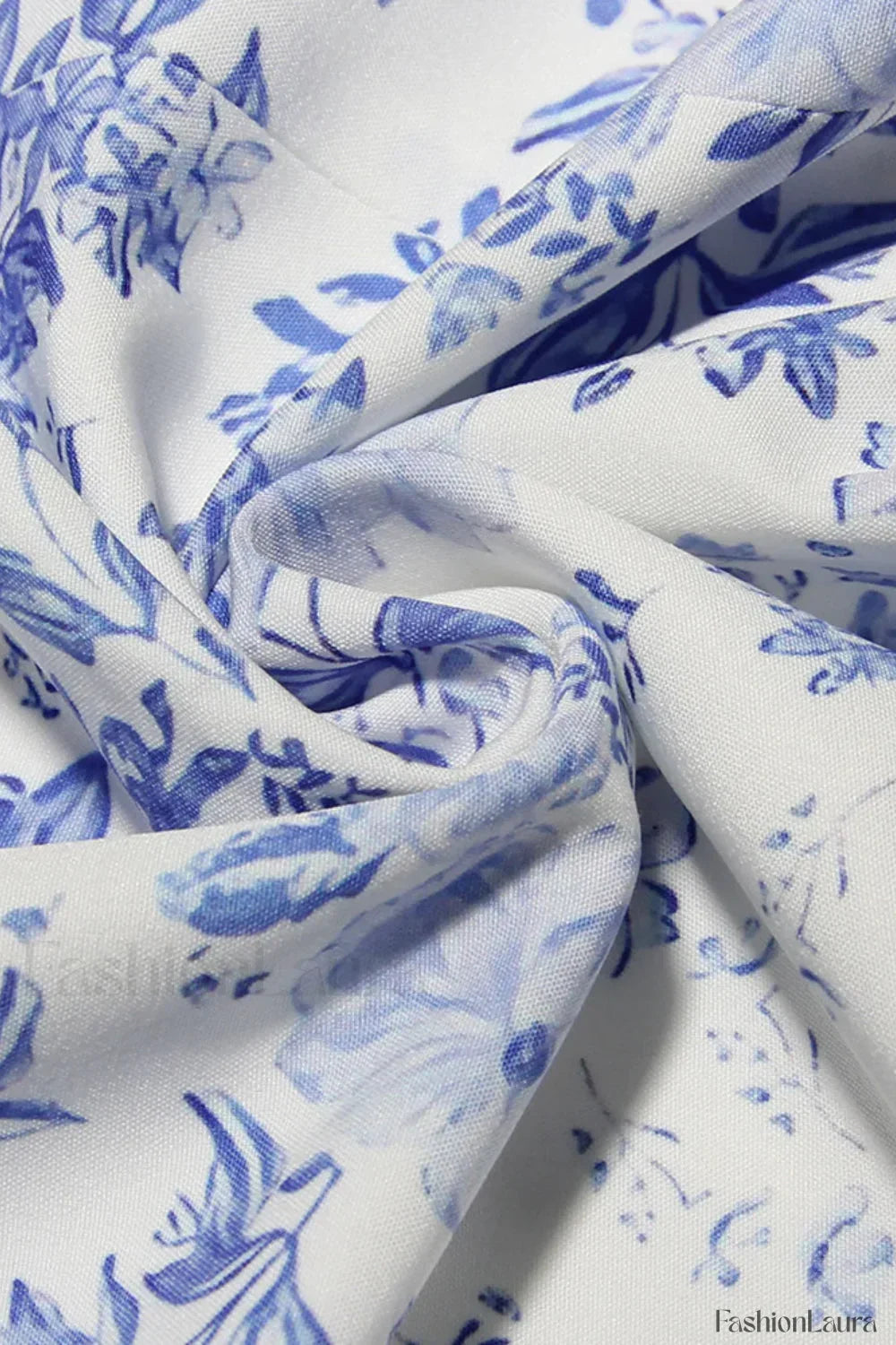 Printed Strappy Backless Slim Fit Split Floral Dress