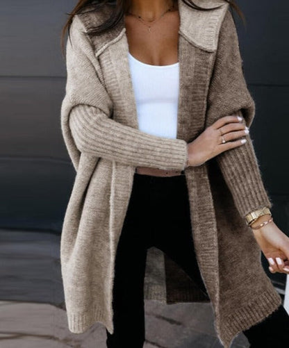 Loose Leopard Print Letter Hooded Cardigan