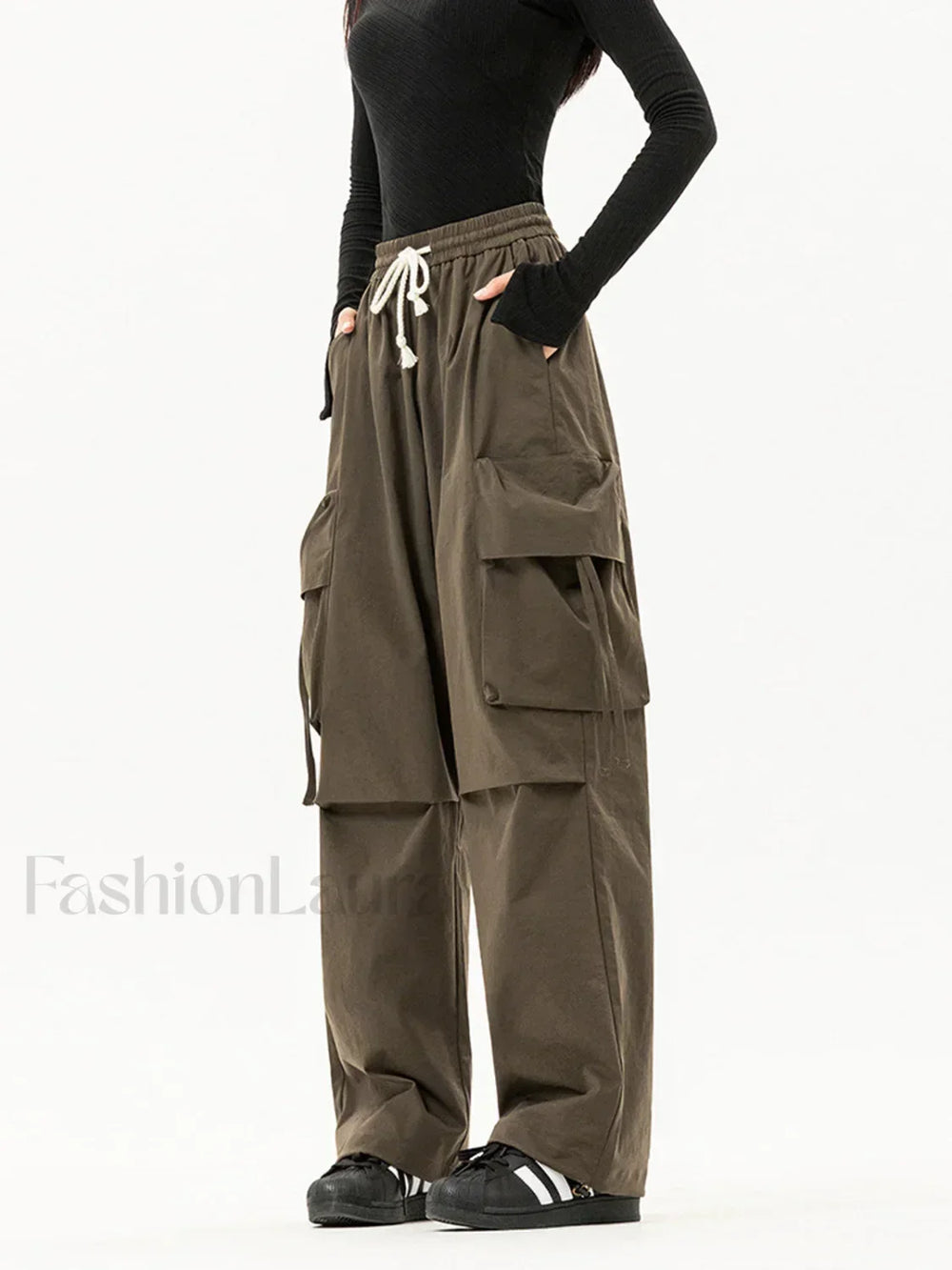 Release Me Graceful Pockets Cargo Pants Pants