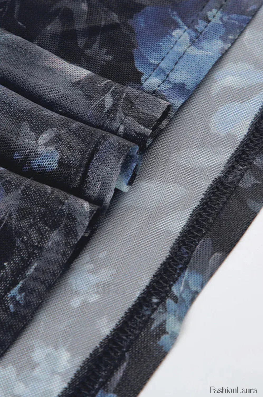 Retro Floral Strappy Backless High Split Pleated Maxi Dress