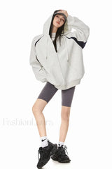 Retro Y2K Hooded Zipper Hoodie