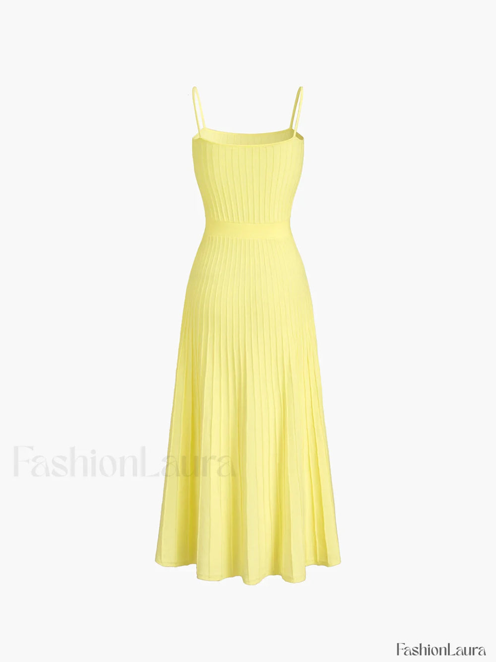 Rib Midi Sundress Sweater Dresses