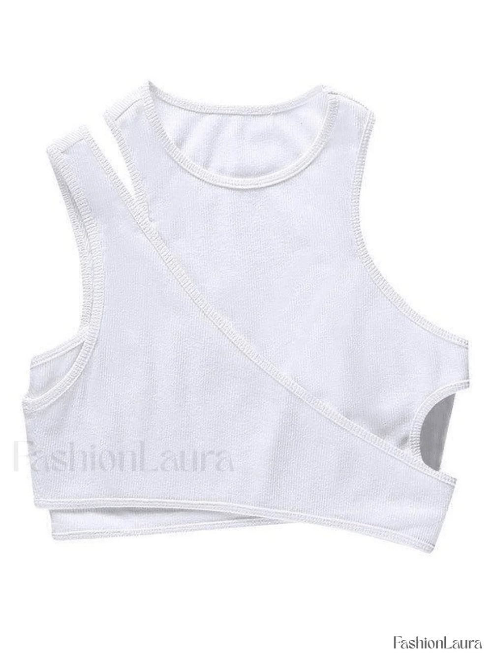 Ribbed Crop Tank Top Set Tops&Tees