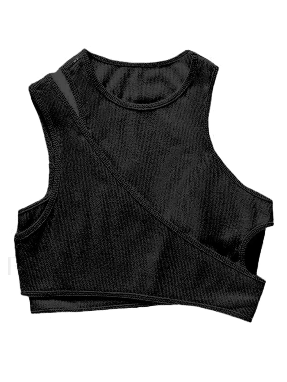 Ribbed Crop Tank Top Set Tops&Tees