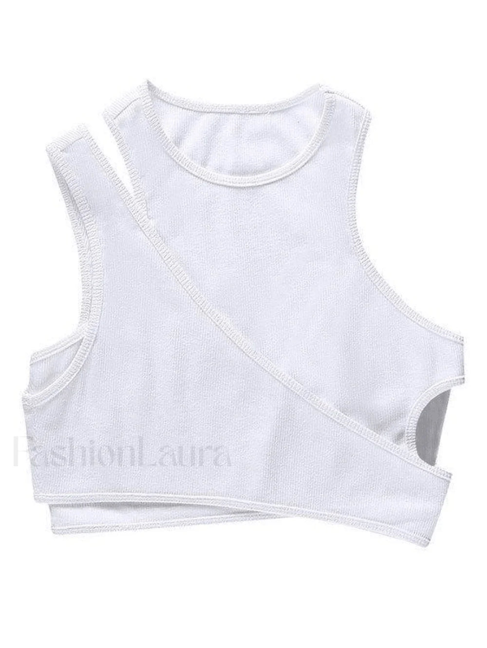 Ribbed Crop Tank Top Set Tops&Tees
