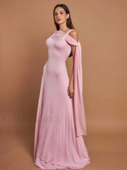 Ribbon Scarf Patchwork Maxi Dress