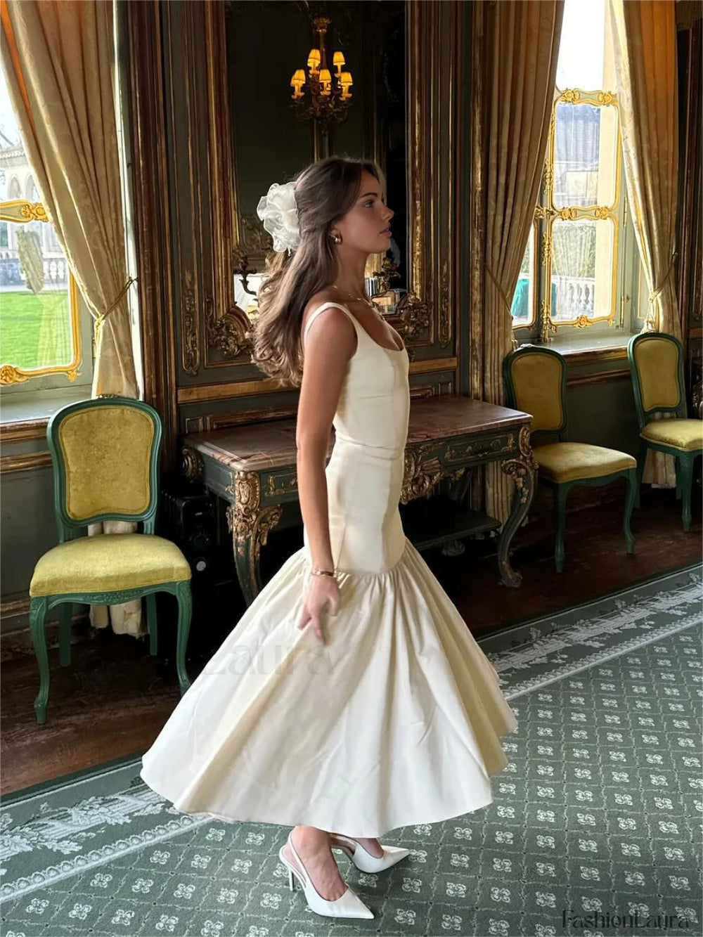 Ruffle Long Cami Sundress Dresses