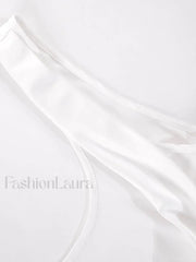 Satin Draped Lace Bralette Top Tops&Tees