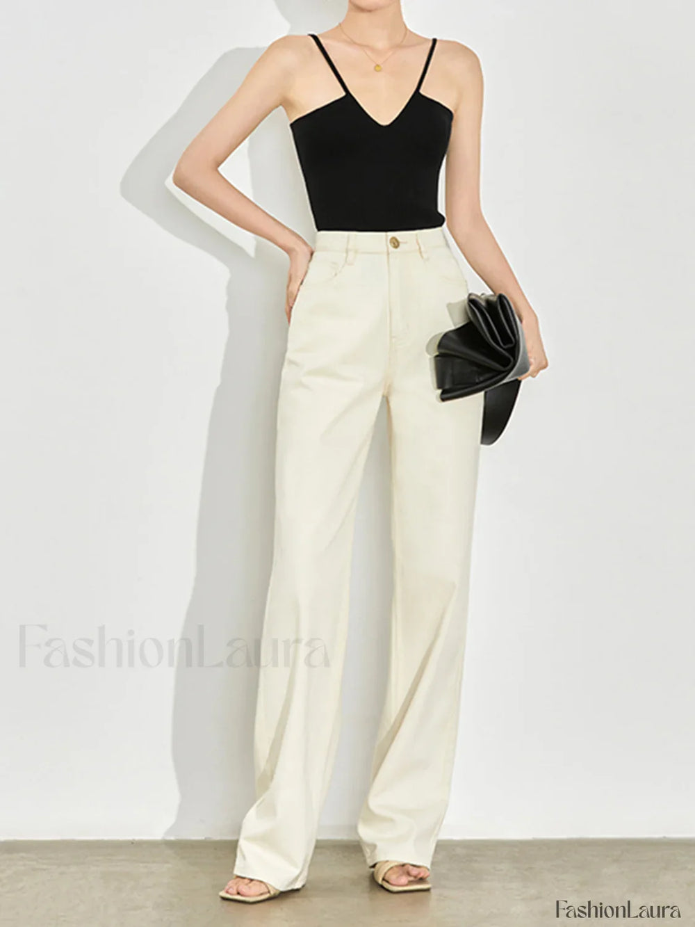 Seamless Deep Graceful Neck Ribbed Cami Tank Tops & Camis