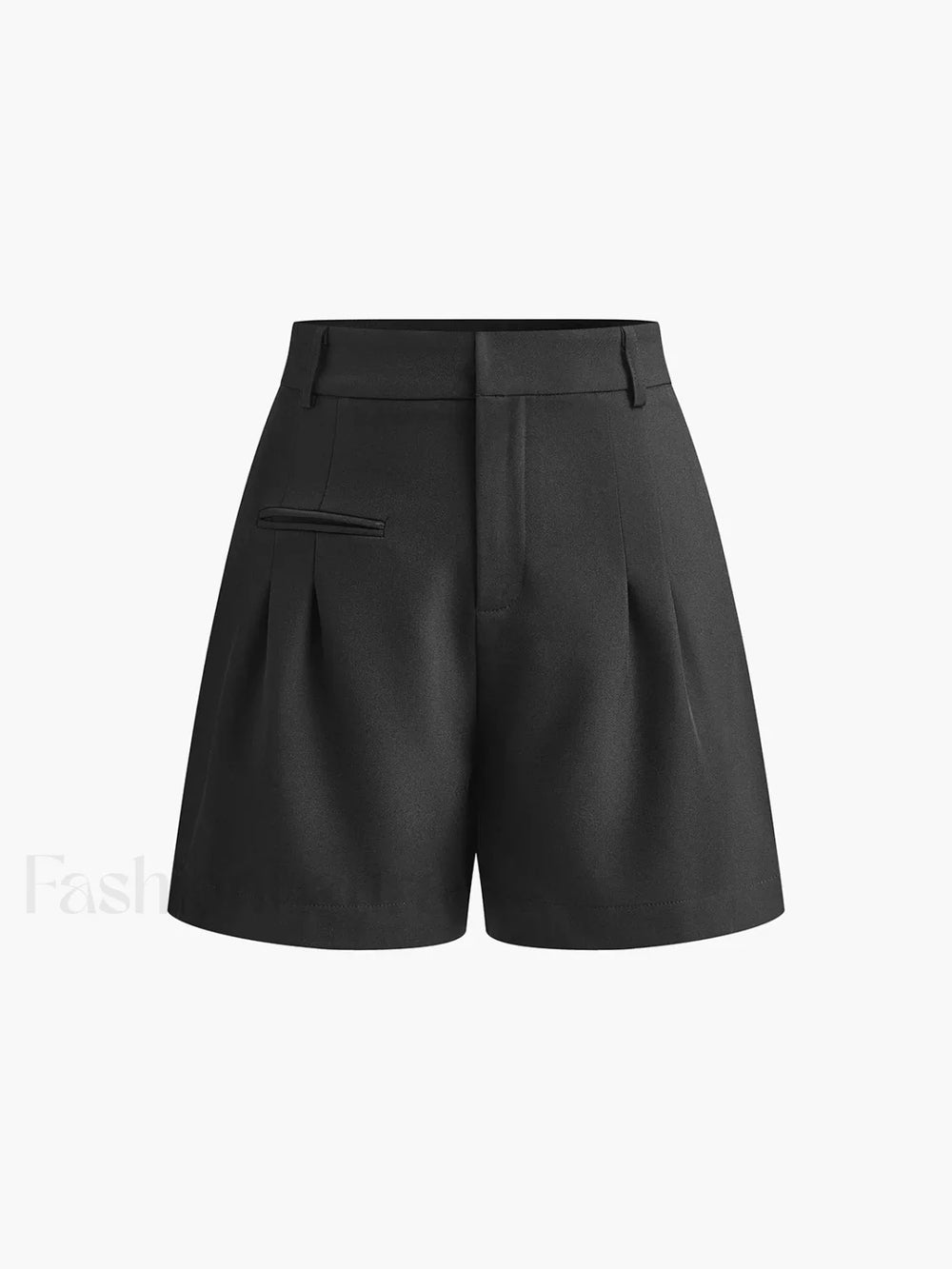 Semi Sheer Mid Waist Shorts Without Belt Shorts