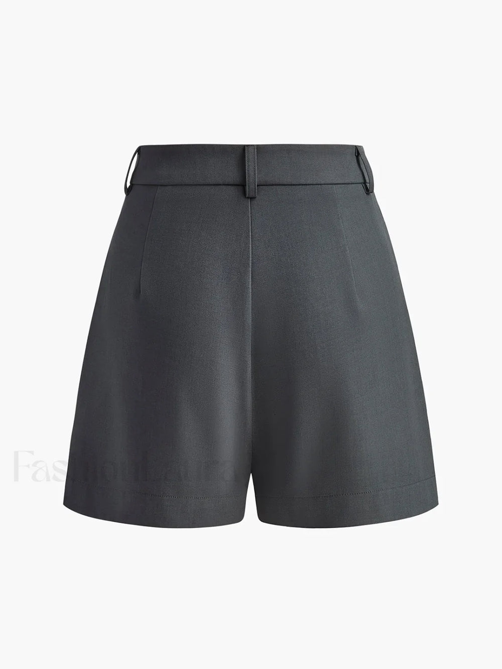 Semi Sheer Mid Waist Shorts Without Belt Shorts