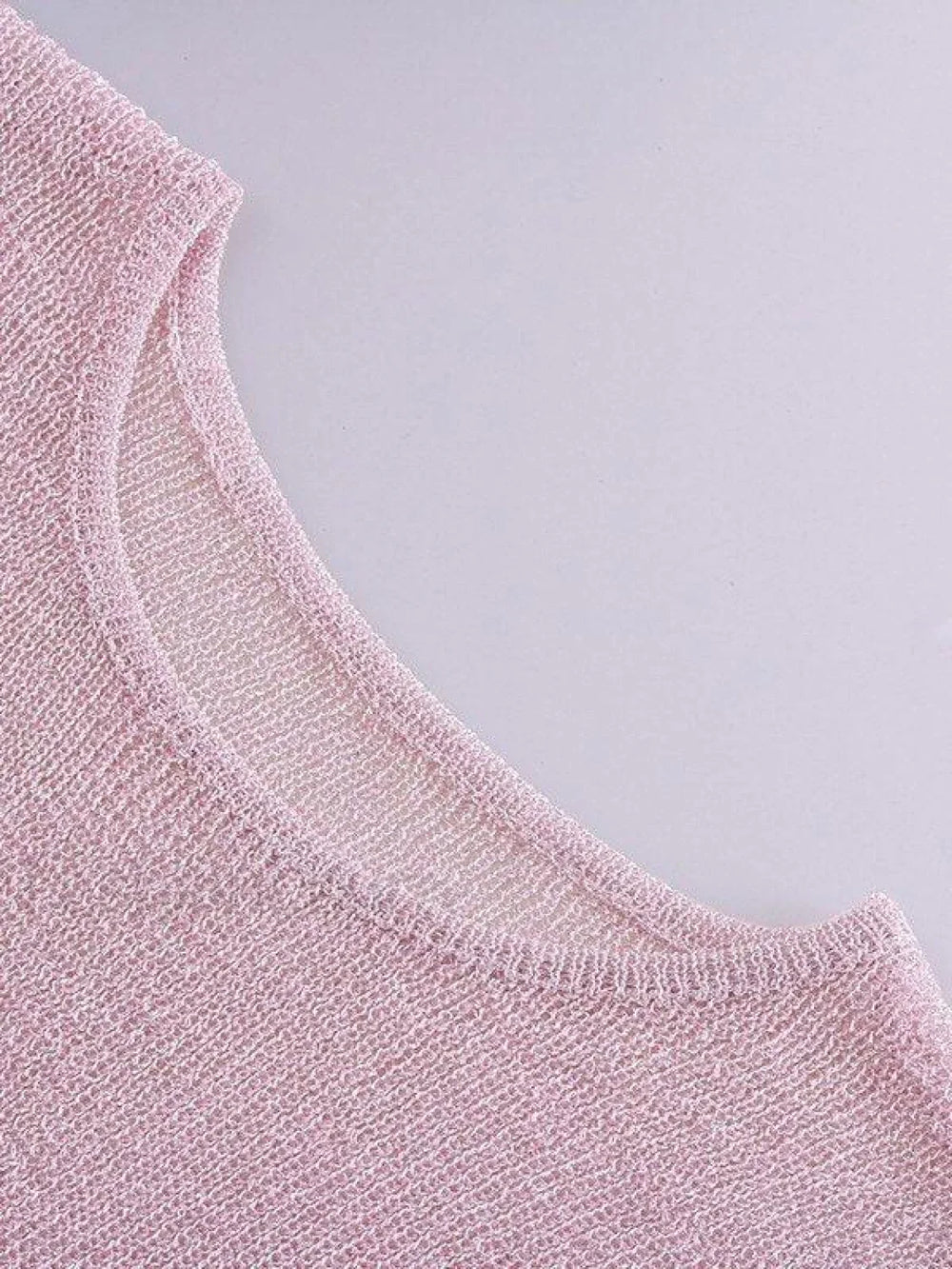 Semi Sheer Tank Top Tops&Tees