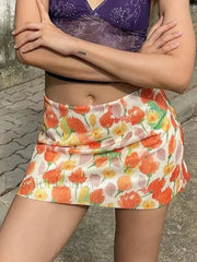 Sequins Flower Party Skirt