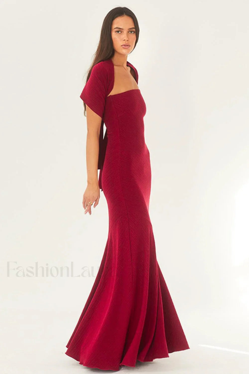 Sexy Strapless Mermaid Maxi Dress