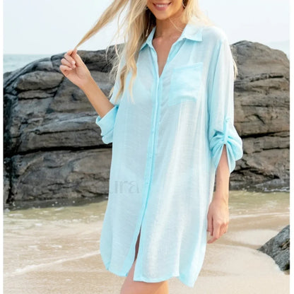 Sheer V Neck Cocktail Dress Cover Up