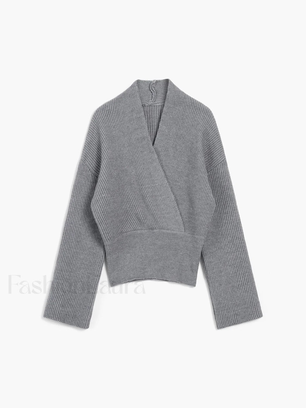 She’s Effortless Graceful Wrap Sweater Sweaters L