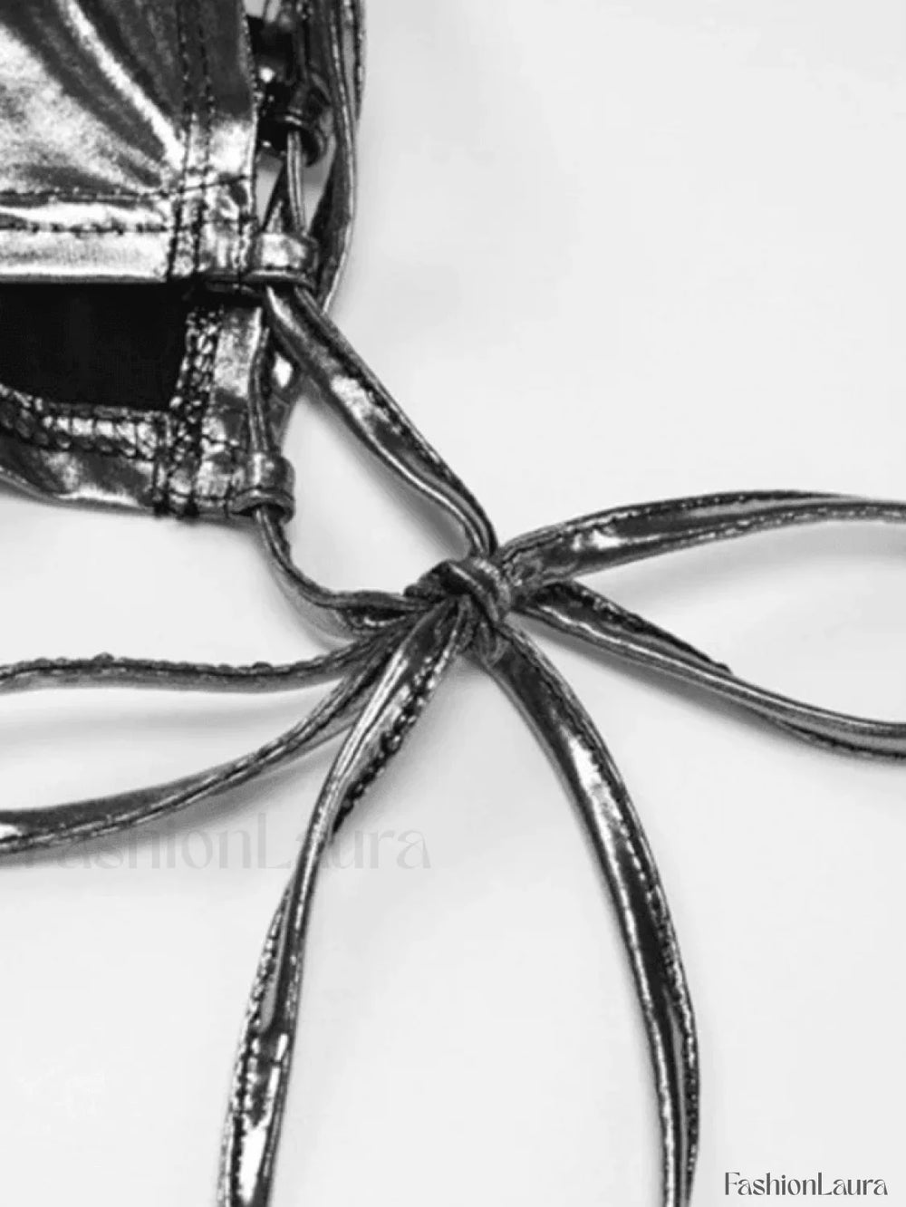 Side Tie Cropped Tank Top Tops&Tees