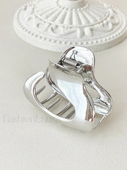 Silver Effect Graceful Hair Claw Silver / One Size Hair Accessories