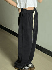 Simple Solid Color Baggy Sweatpants Pants