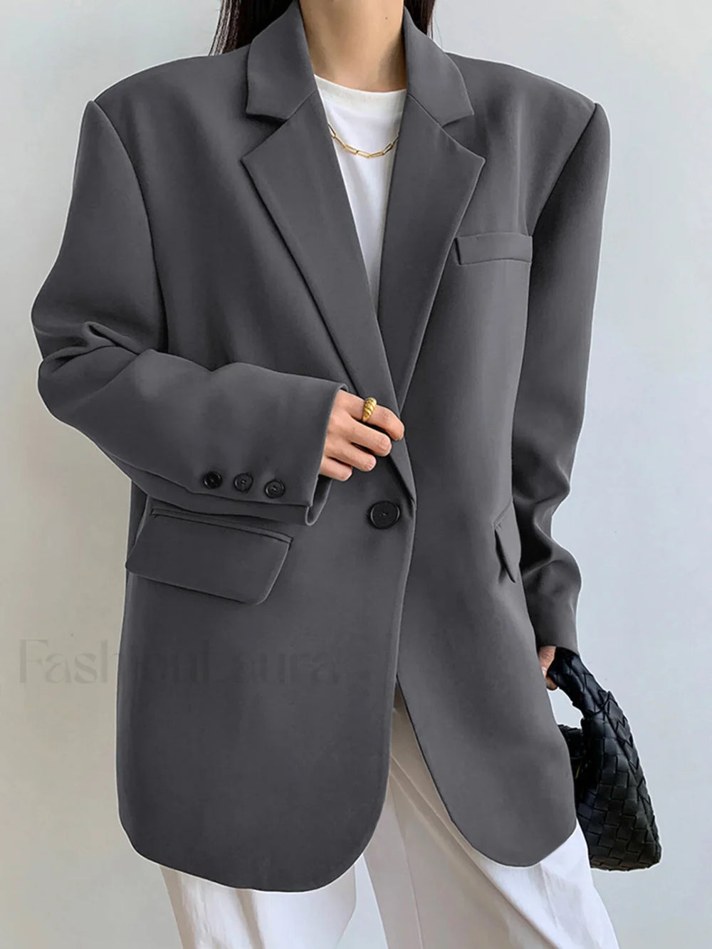 Single Breasted Graceful Essential Blazer Blazers