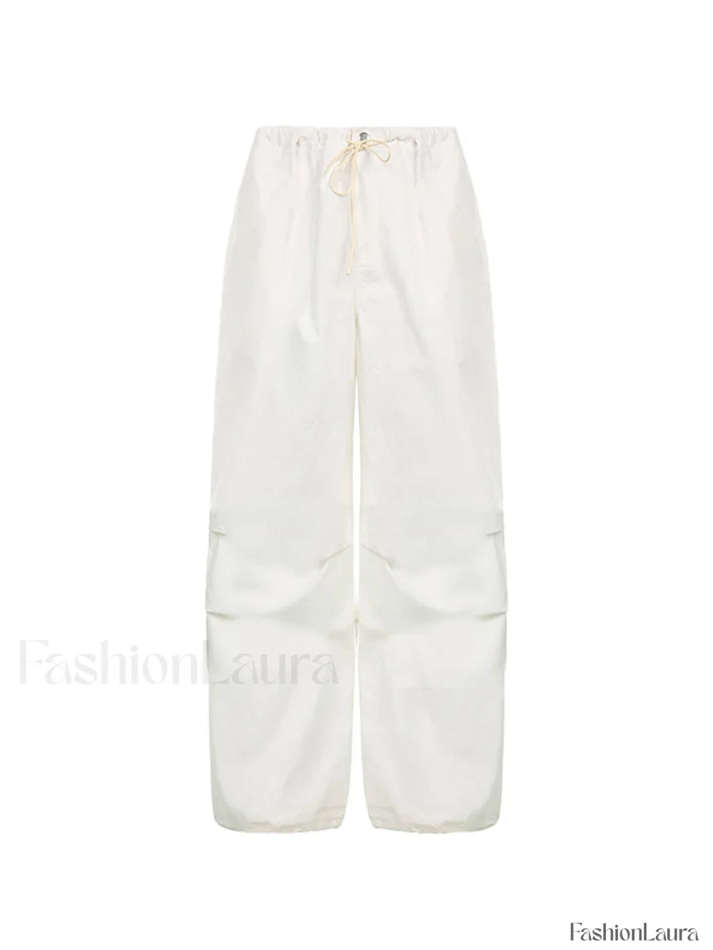 Size Friendly Low Waist Parachute Cargo Pants Cargo Pants