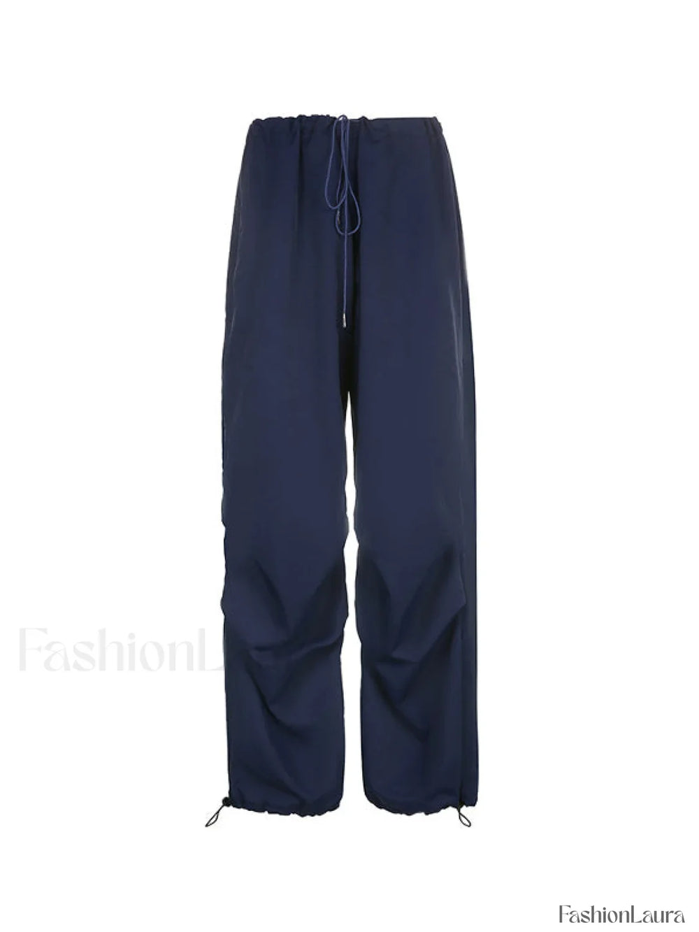 Size Friendly Low Waist Parachute Cargo Pants Cargo Pants