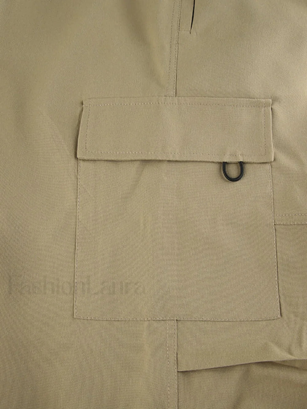 Size Friendly Low Waist Parachute Cargo Pants Cargo Pants