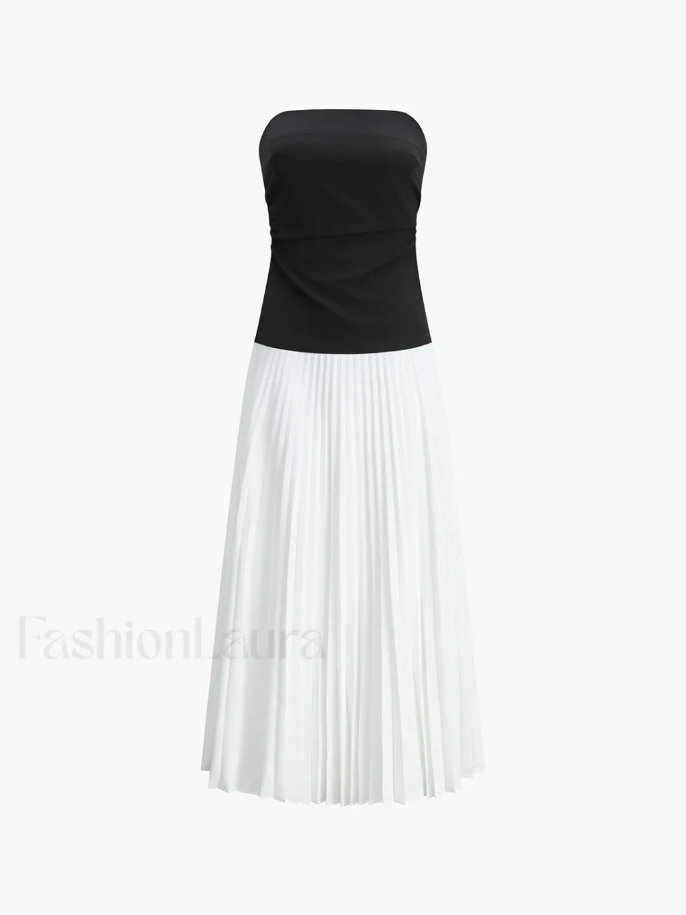 Sleeveless Pleated Long Dress Dresses