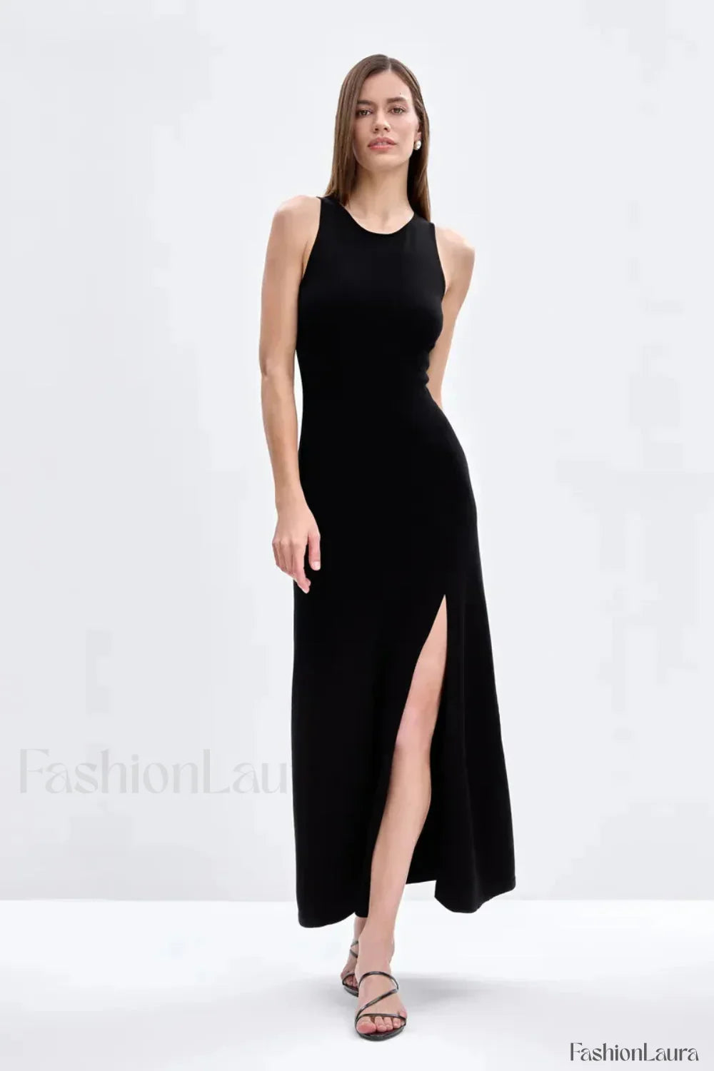 Sleeveless Split Bodycon Work Dress