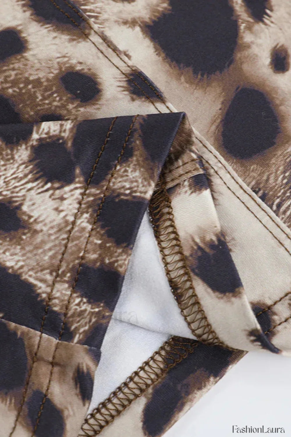 Slim Fit Leopard Print Sexy Strappy Maxi Dress