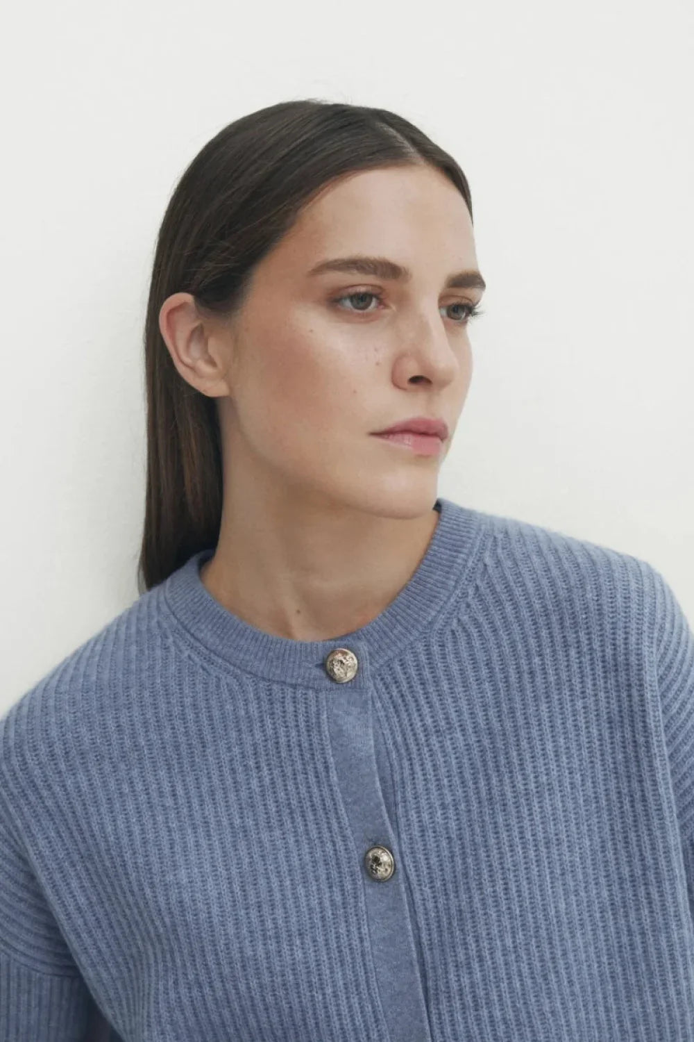 Soft Knit Tweed Style Cardigan