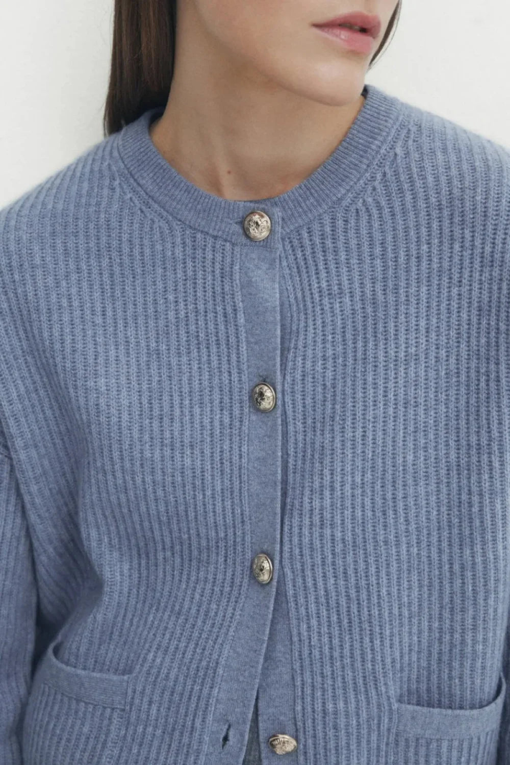 Soft Knit Tweed Style Cardigan