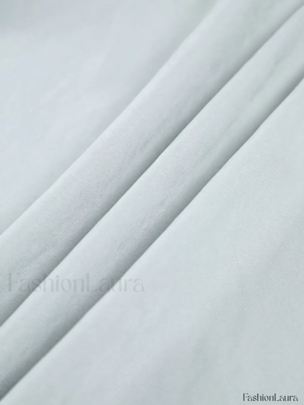 Solid Button Graceful Stand Collar Shirt Shirts