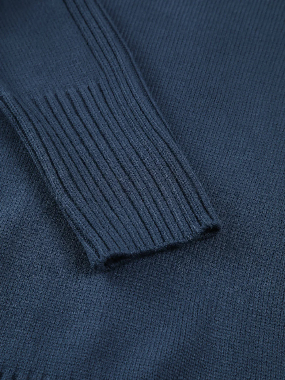 Solid High Neck Knit Sweater Sweaters