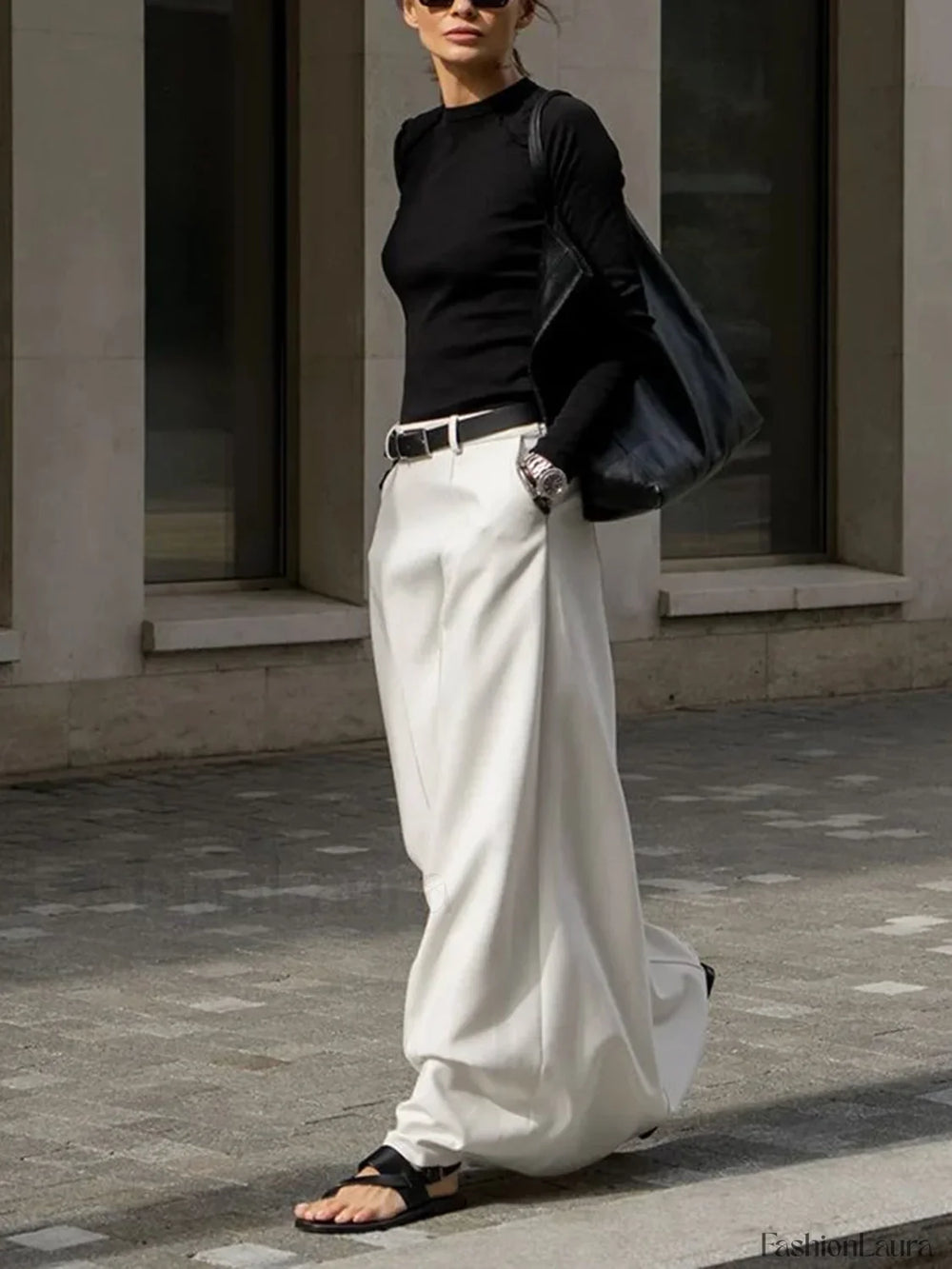 Solid Pleated Graceful Maxi Skirt Skirts