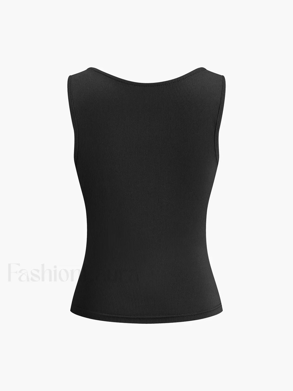 Solid Square Neck Strappy Top Tank Tops & Camis