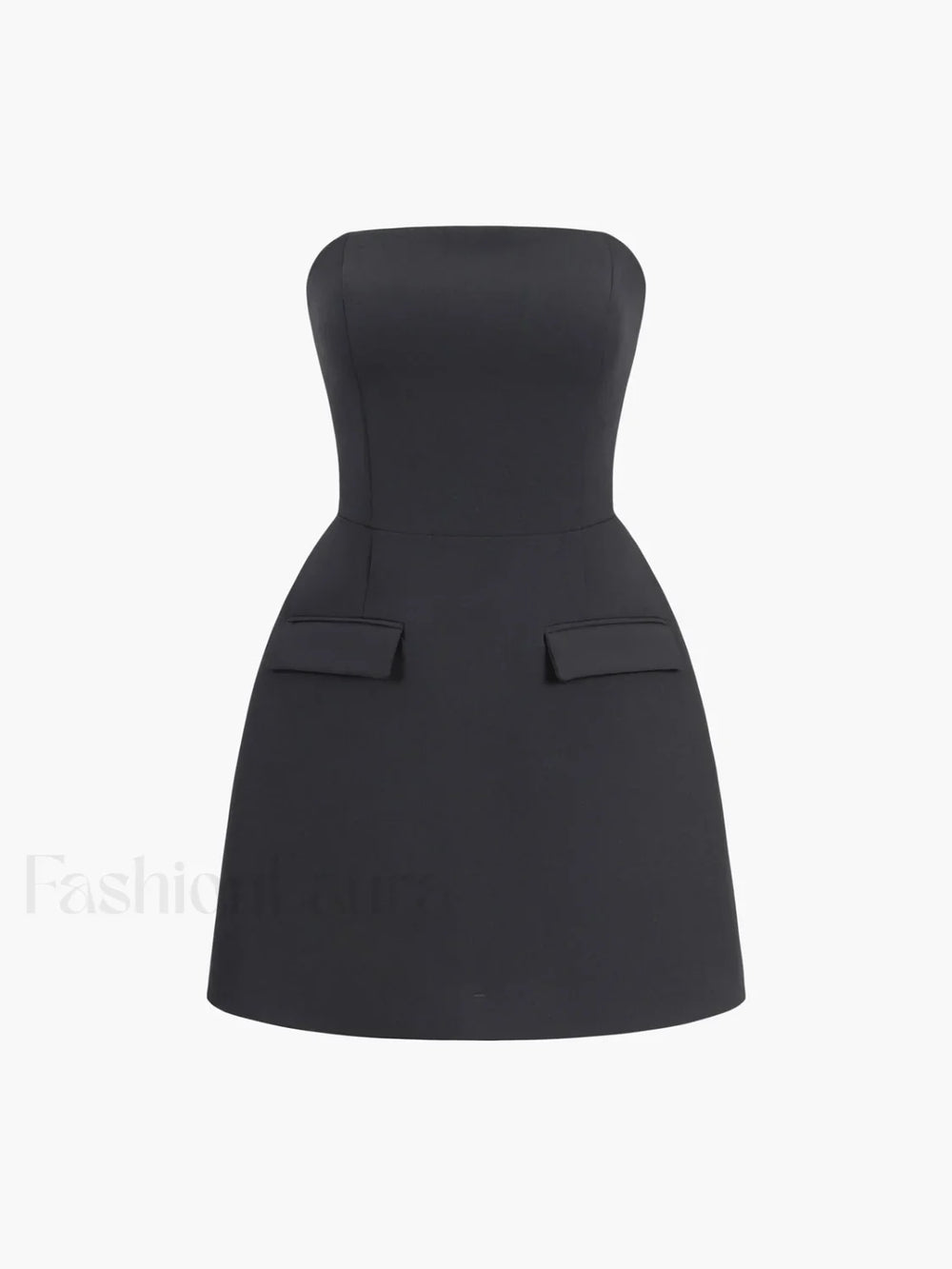 Solid Tube Mini Dress Dresses