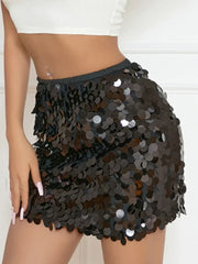 Sparkle Bodycon Pencil Skirt