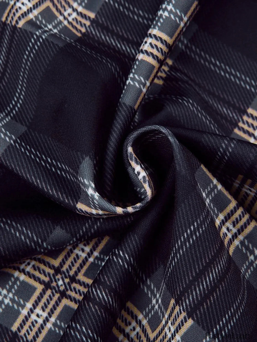 Split Sleeveless Checkered Mini Dress Mini Dresses