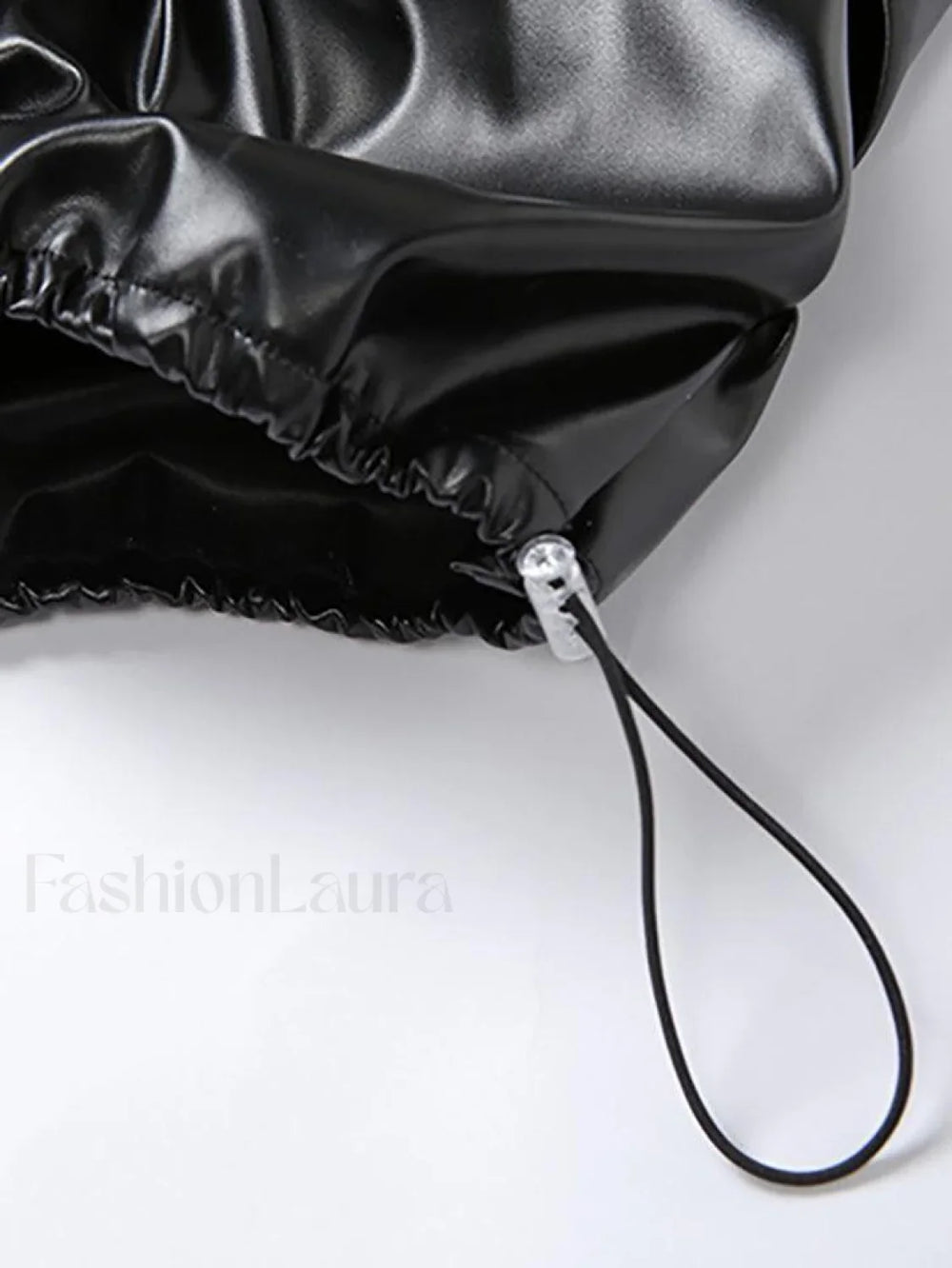 Stacked Pu Pants Pants