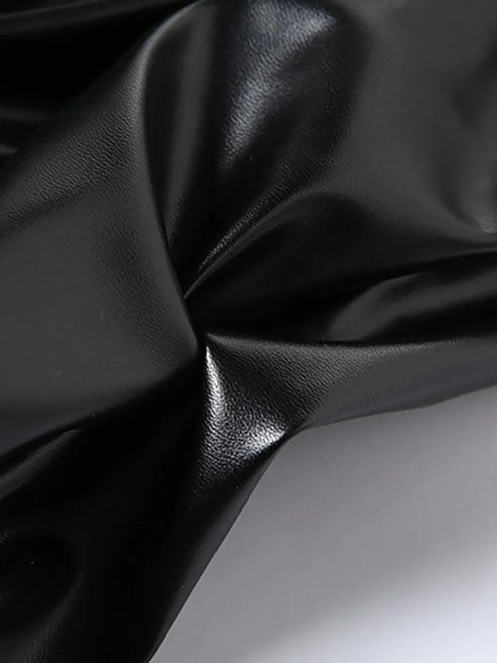 Stacked Pu Pants Pants