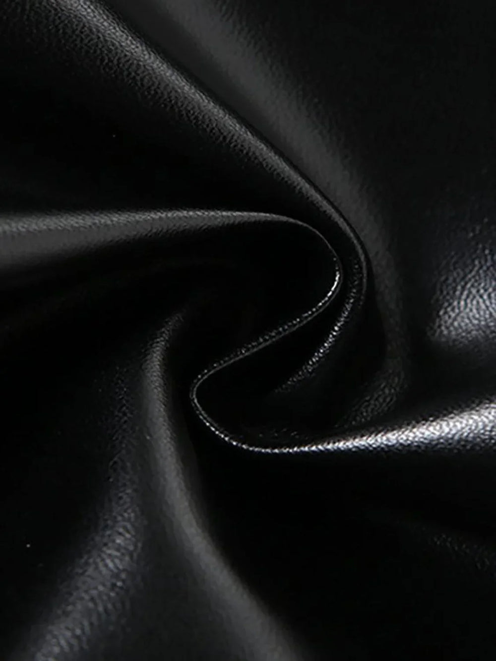 Stacked Pu Pants Pants