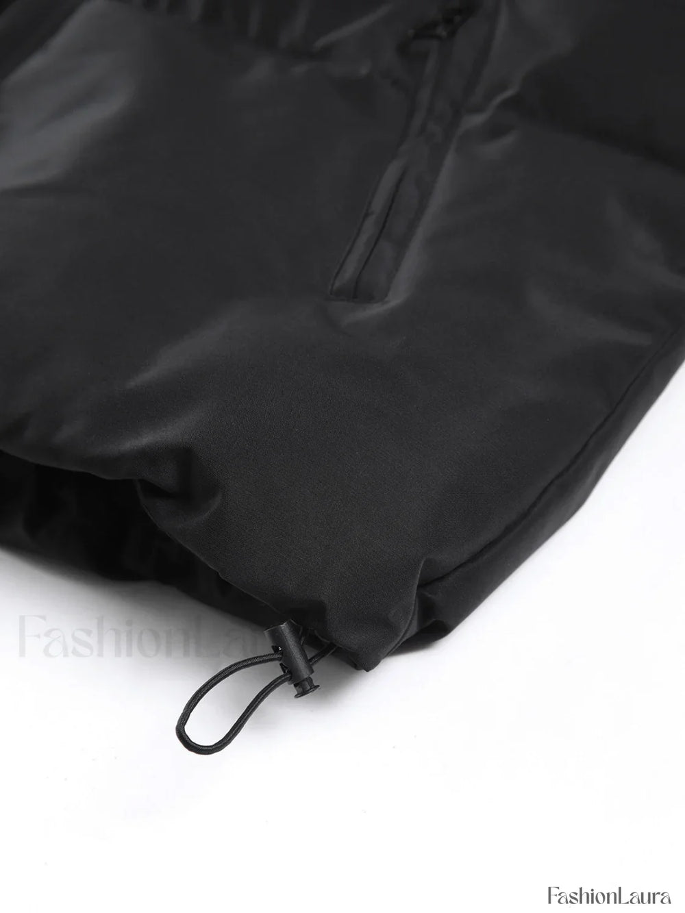 Stand Collar Zip Trendy Up Puffer Coat Winter Coats